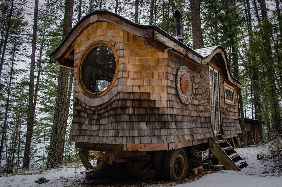Gypsy Wagon In The Woods Tiny House Swoon